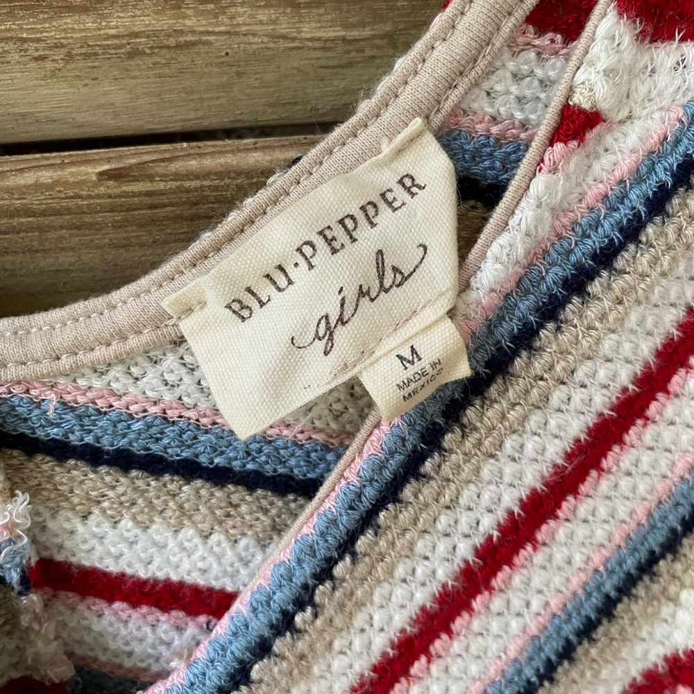Girls Button Down Tank - Picture 3 of 4